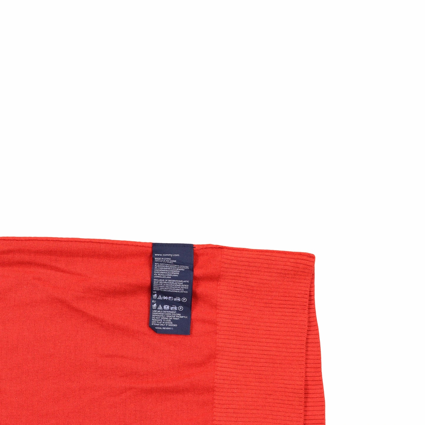 Tommy Hilfiger Orange Sweatshirt - S