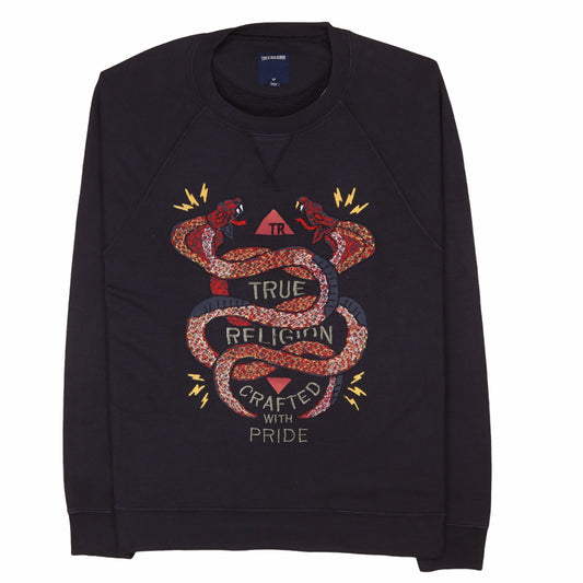 True Religion Black Sweatshirt - L