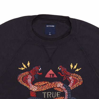True Religion Black Sweatshirt - L