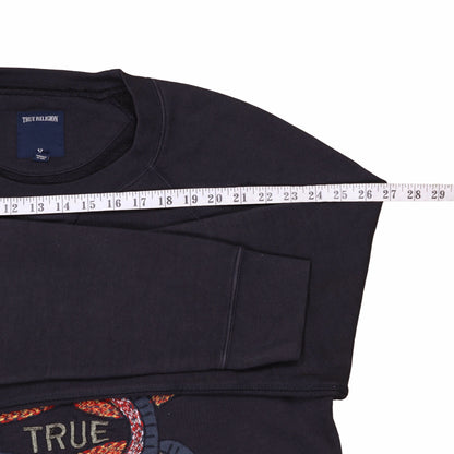 True Religion Black Sweatshirt - L