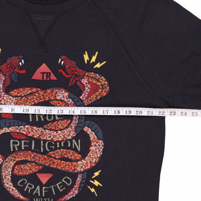 True Religion Black Sweatshirt - L