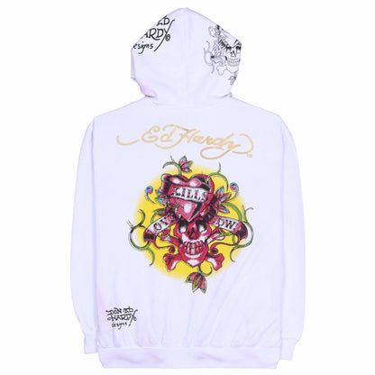 Ed Hardy White Sweatshirt - M