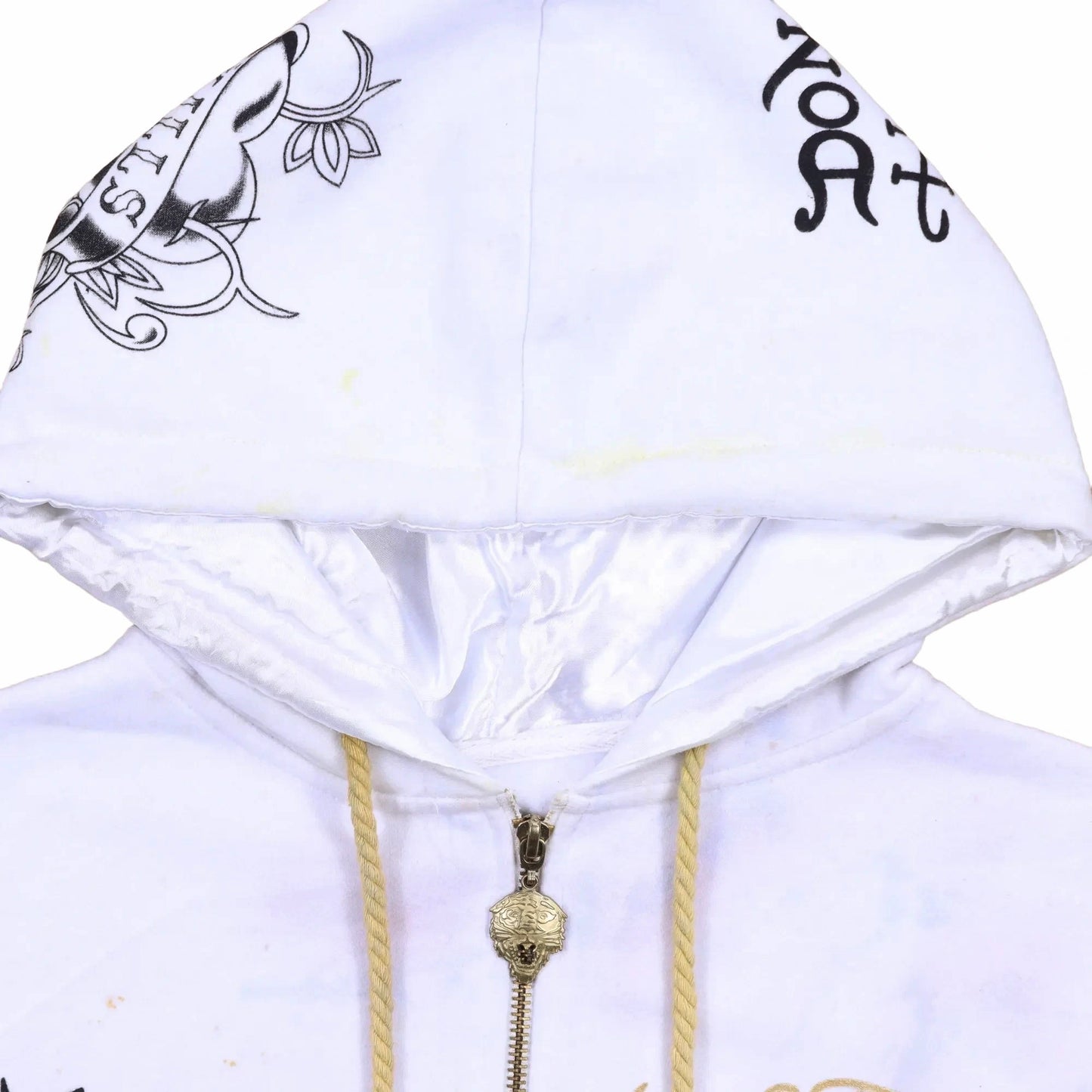 Ed Hardy White Sweatshirt - M