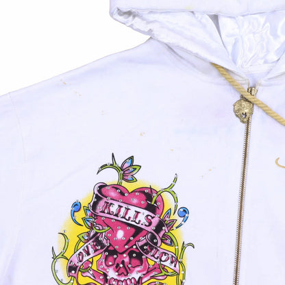 Ed Hardy White Sweatshirt - M