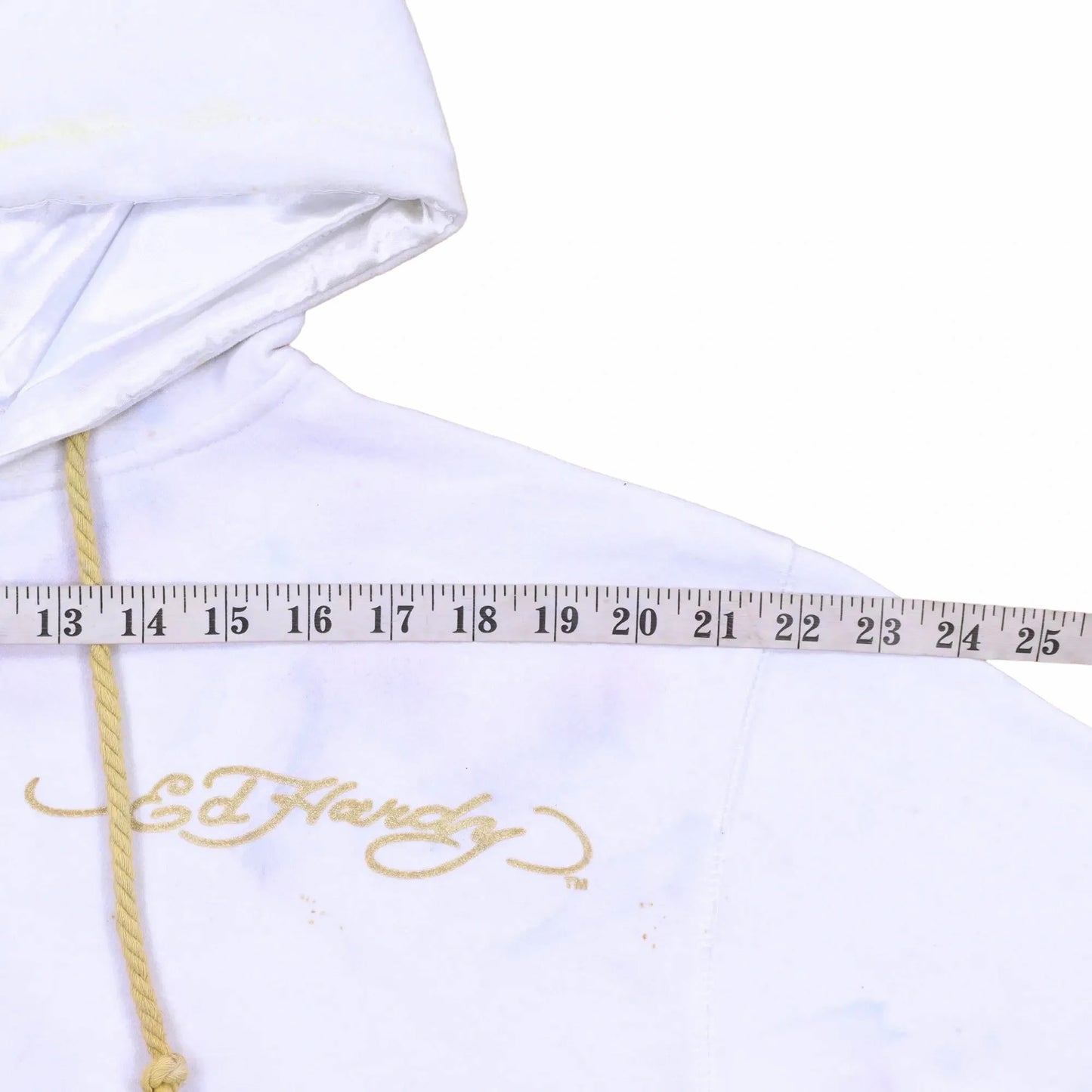 Ed Hardy White Sweatshirt - M