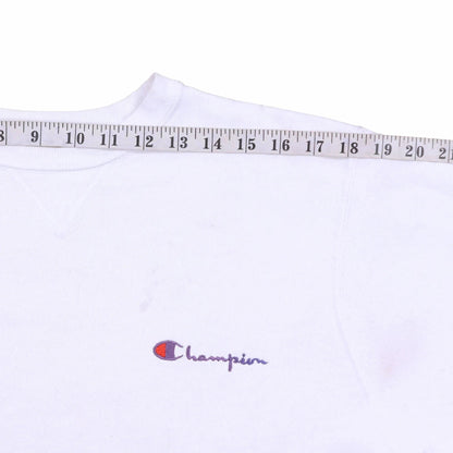Champion White Sweatshirt - S