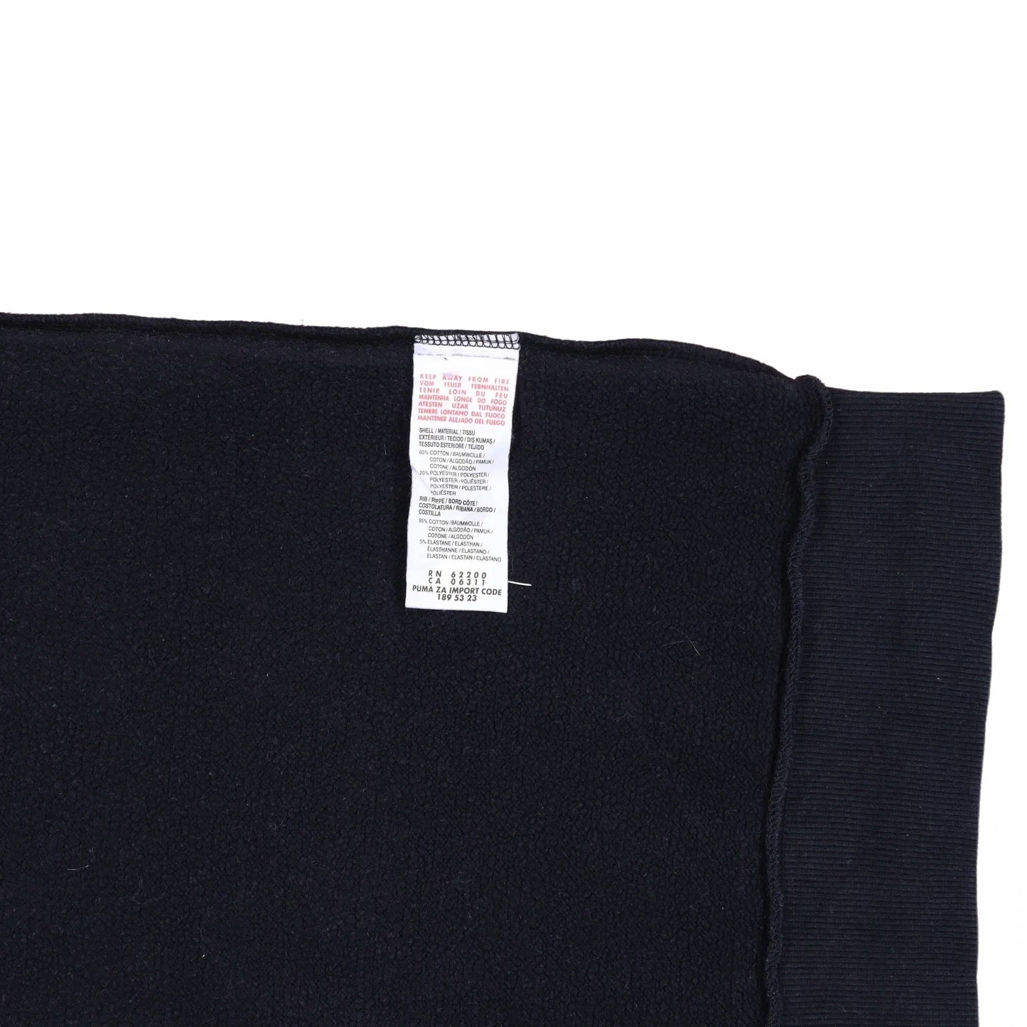 Puma Black Sweatshirt - L