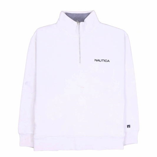Nautica White Sweatshirt - L