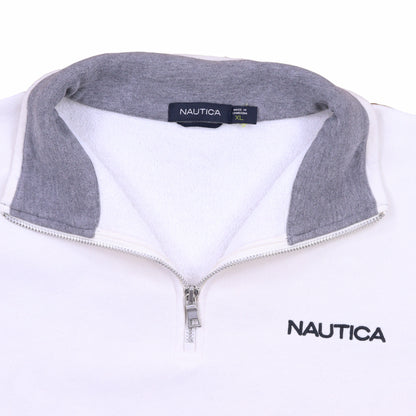 Nautica White Sweatshirt - L