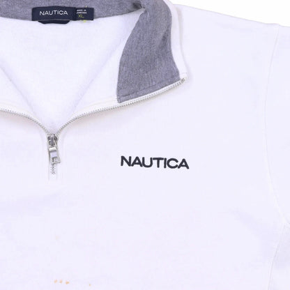 Nautica White Sweatshirt - L