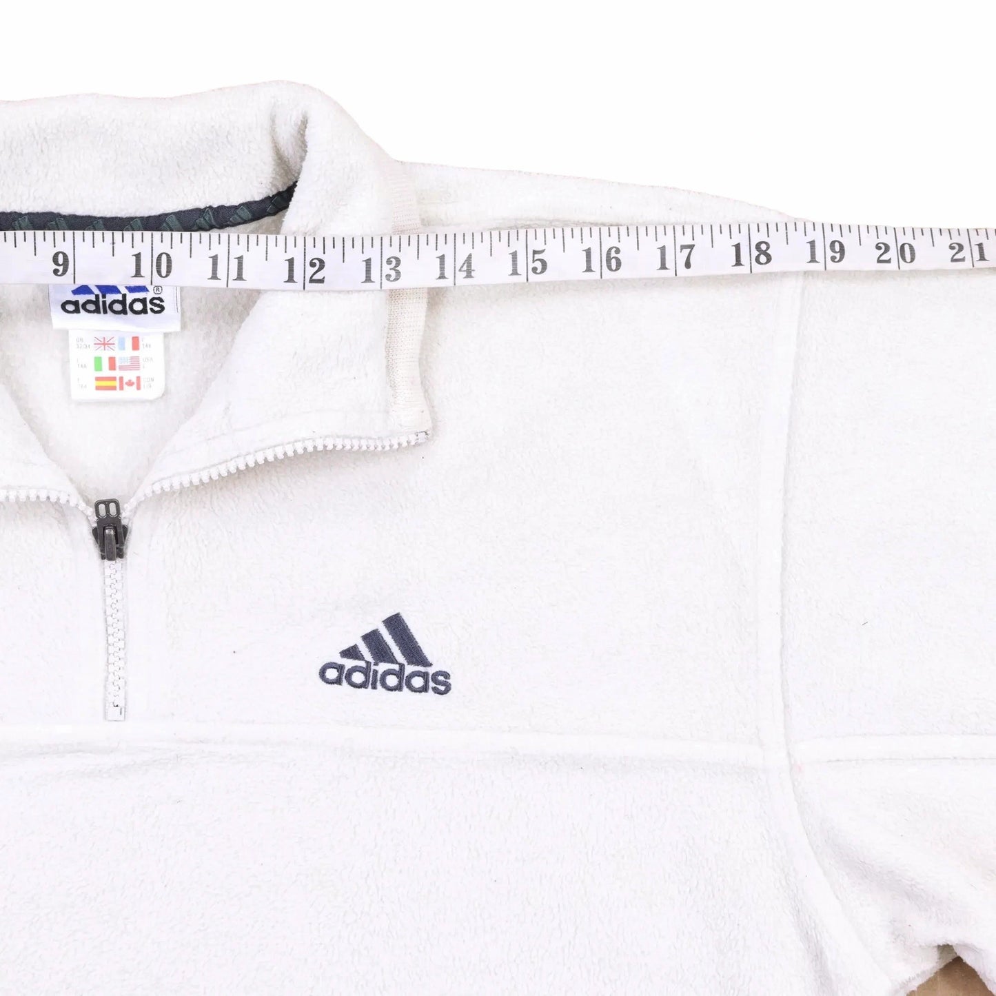 Adidas Cream Sweatshirt - S