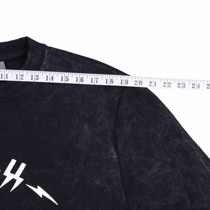 Unbranded Black Sweatshirt - L