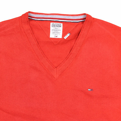 Tommy Hilfiger Orange Sweatshirt - S