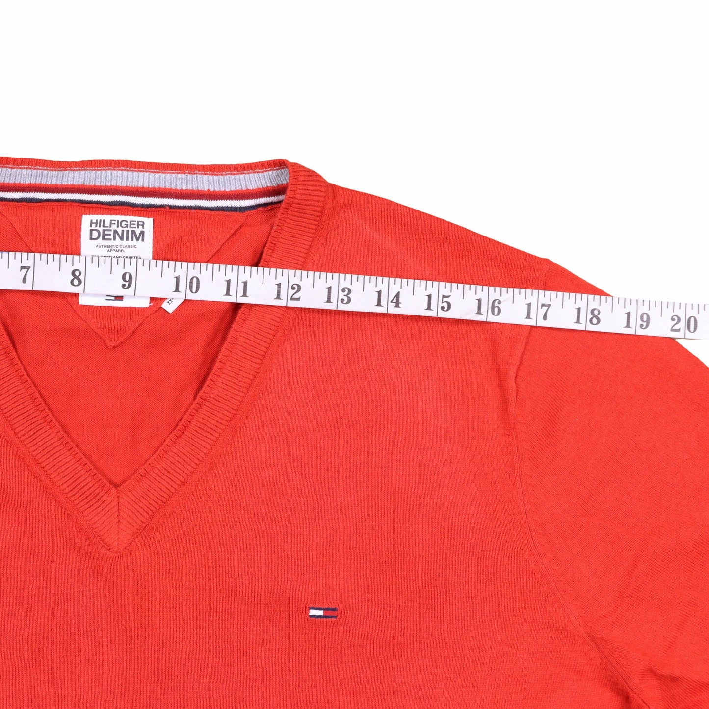 Tommy Hilfiger Orange Sweatshirt - S