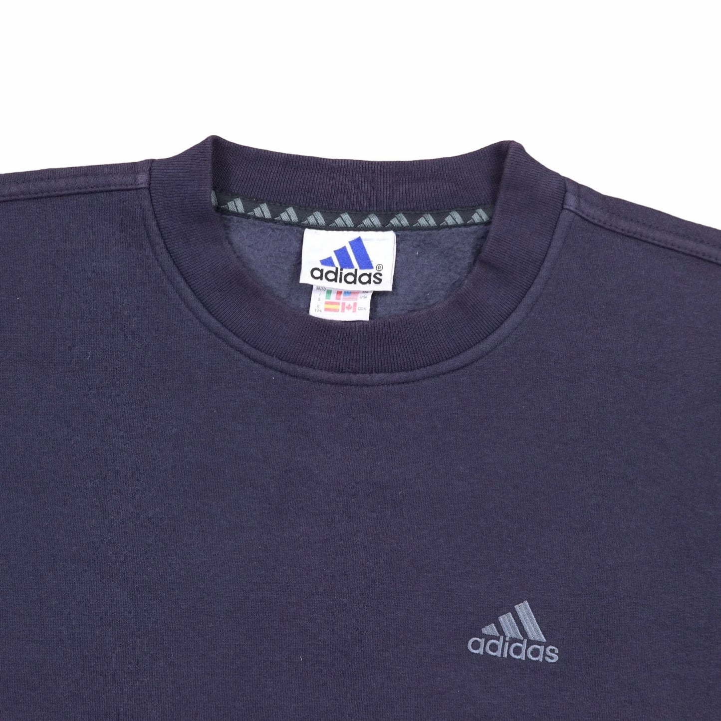 Adidas Blue Sweatshirt - M